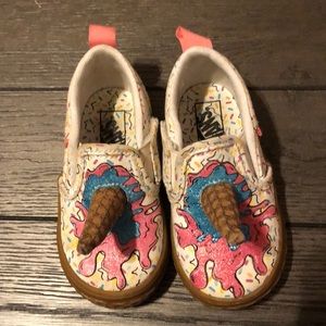 Vans Asher V Toddler Girls' Ice Cream Skate Shoes